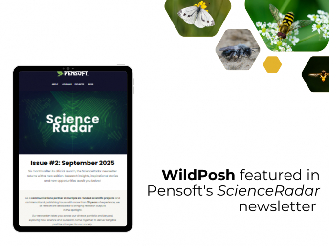 WildPosh featured in Pensoft's ScienceRadar newsletter